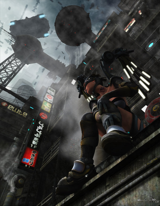 Illustration for article titled Dark City, Cool Art: Awesome Neo-Noir and Urban Fantasy Cityscapes